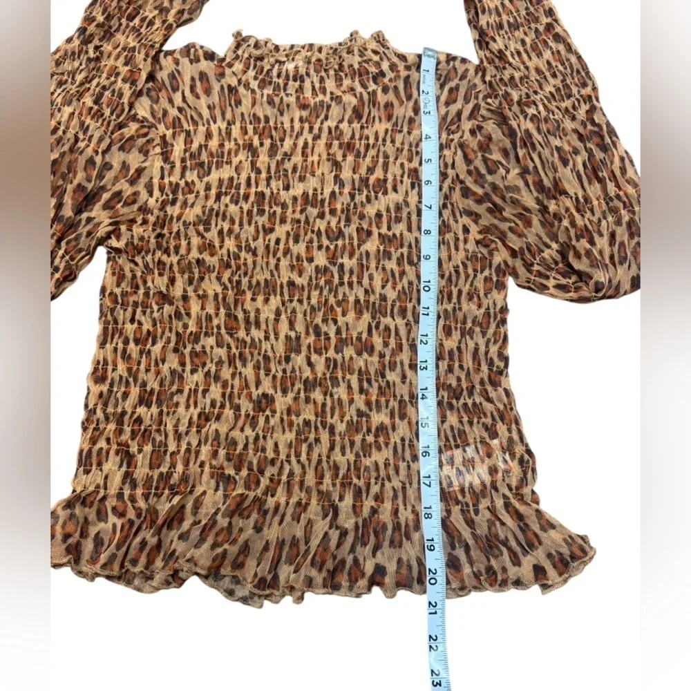 FREE PEOPLE Hello There Top / Leopard Combo
